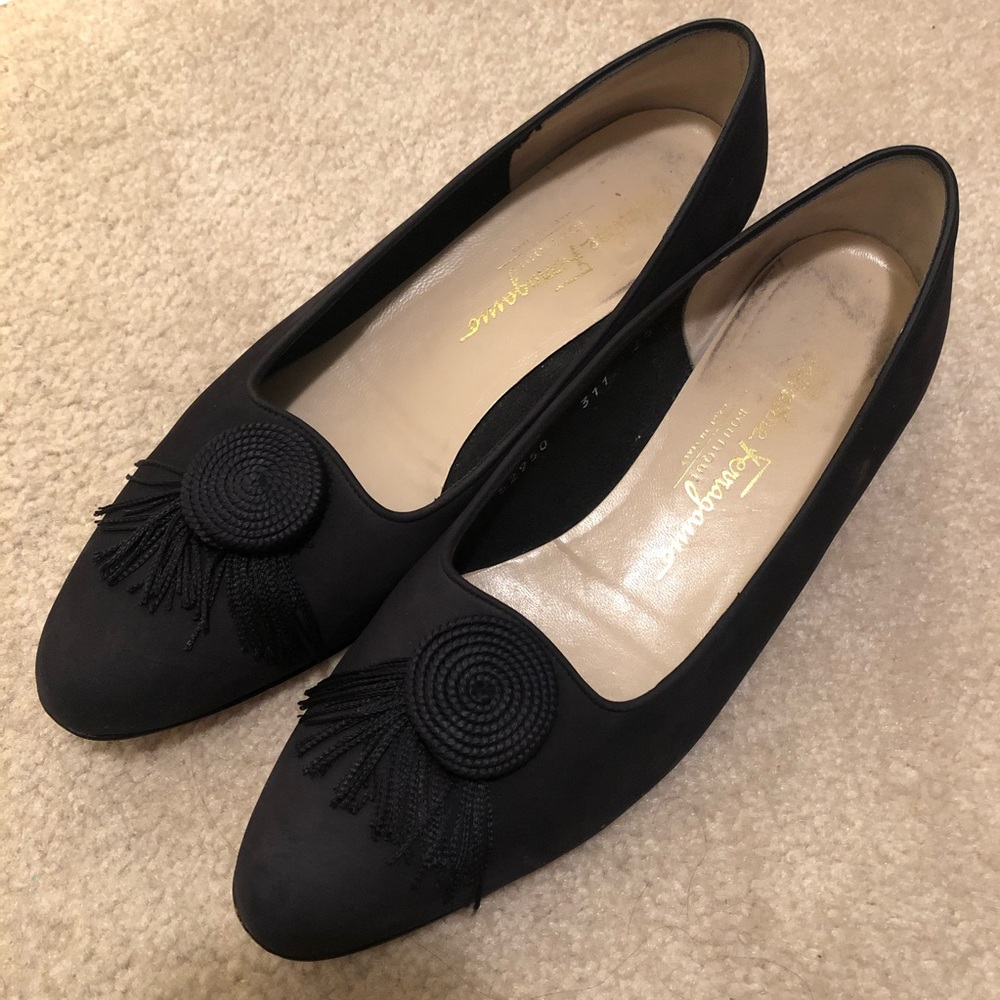 Salvatore Ferragamo suede flats
